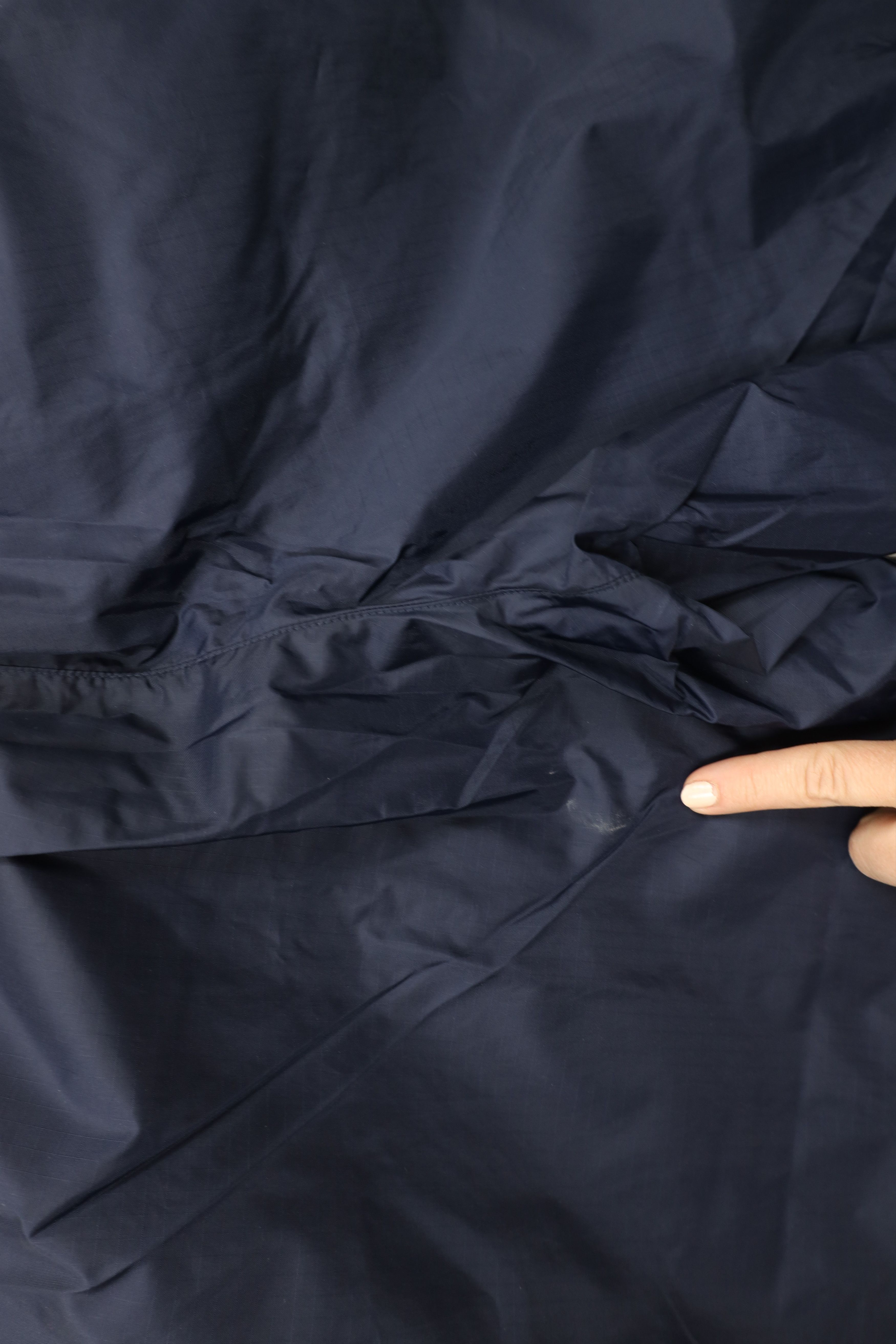Nike × Vintage Vintage 90s Y2K Nike Mini Swoosh Wide Leg Windbreaker Pants Size US 34 / EU 50 - 14 Thumbnail