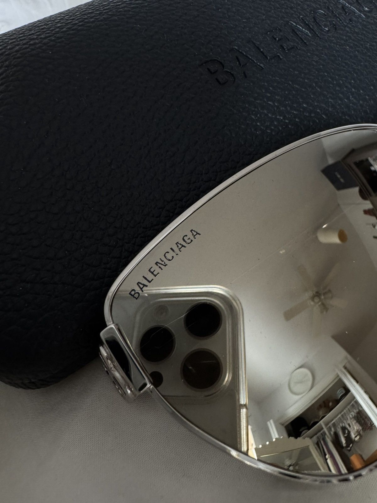 Balenciaga Balenciaga BB0375OA Sunglasses Silver Size ONE SIZE - 14 Thumbnail