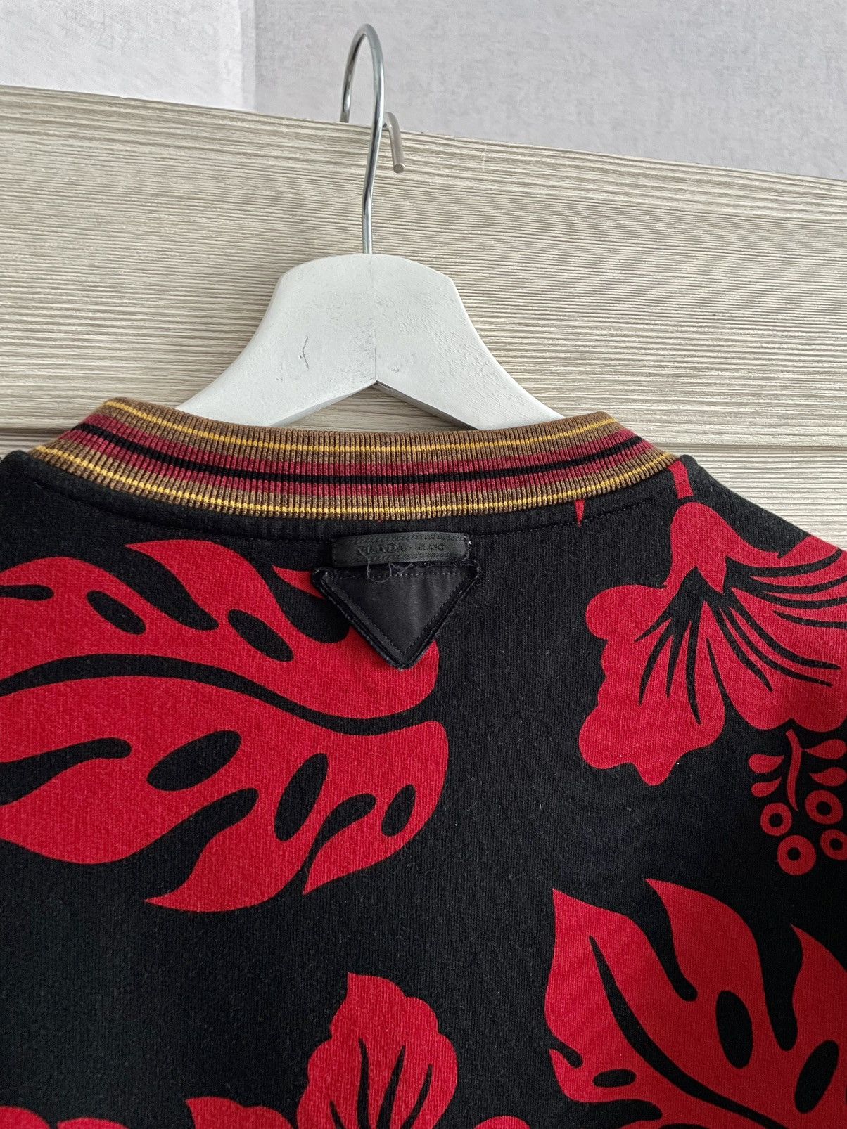 Prada Rare Prada Hibiscus Dane DeHaan SS14 Cotton Sweatshirt L Size US L / EU 52-54 / 3 - 7 Thumbnail