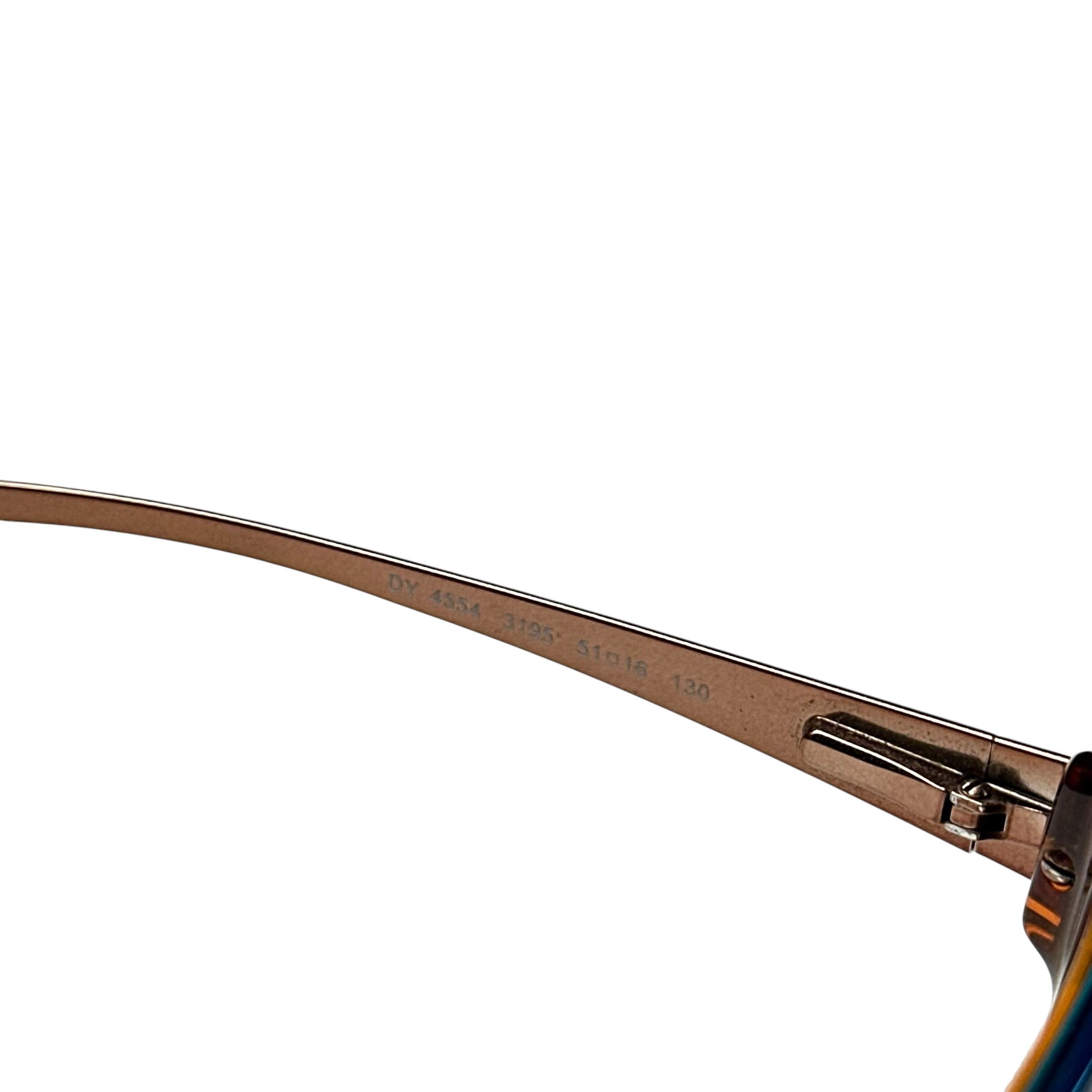 DKNY DKNY Bronze Rubber Slim Glasses Size ONE SIZE - 5 Thumbnail