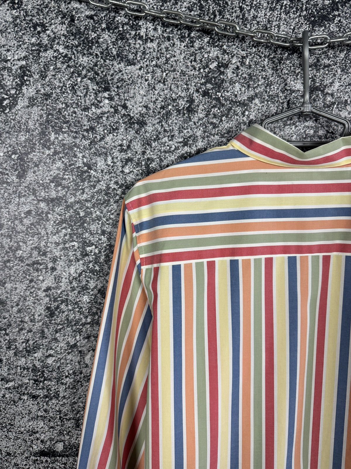 Orvis Orvis Long Sleeve Striped Shirt Button Up Wrinkle Free Size XL / US 12-14 / IT 48-50 - 11 Thumbnail
