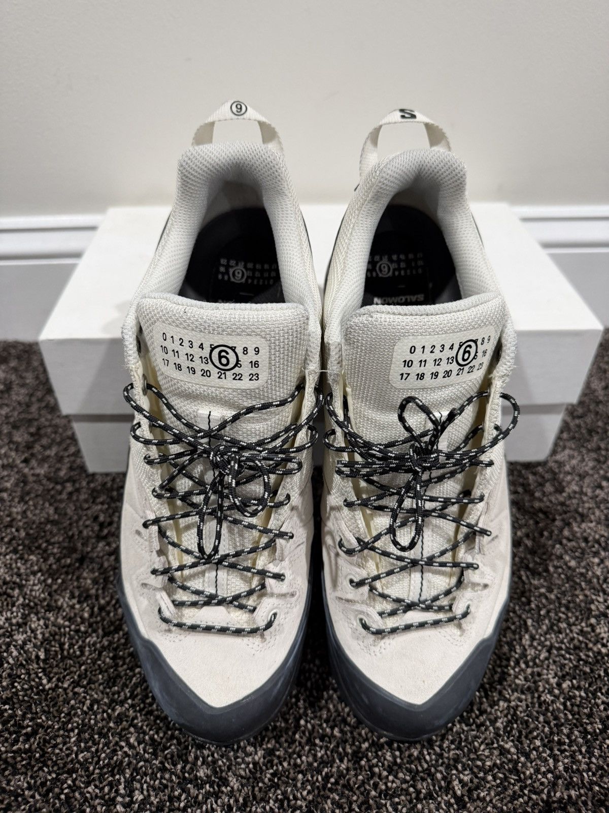 Maison Margiela × Salomon Salomon X-Alp x MM6 Maison Margiela Vanilla Ice Sneakers Size US 9.5 / EU 42-43 - 7 Thumbnail