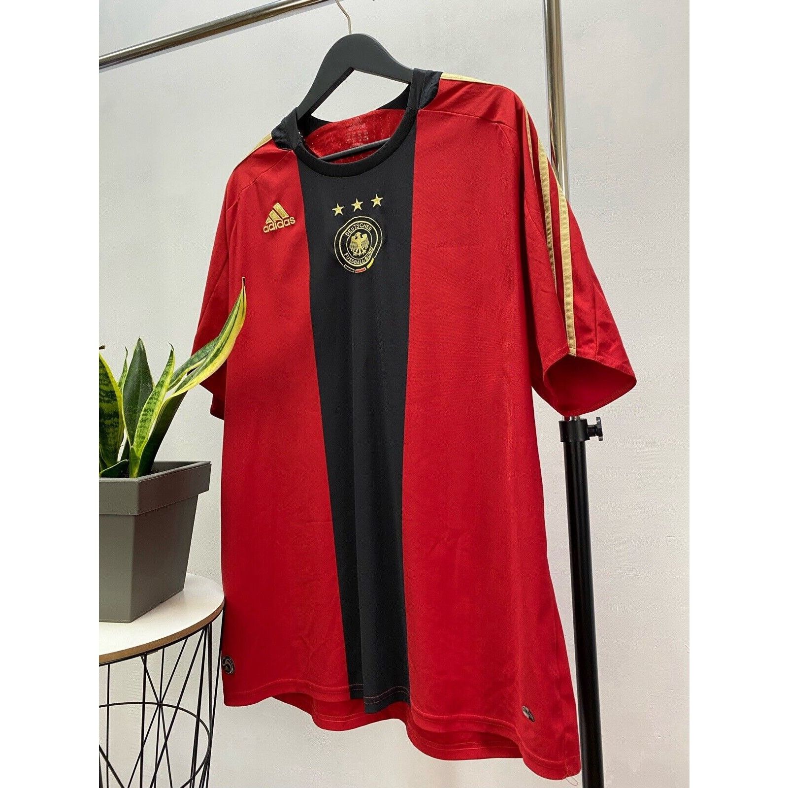 Adidas × Vintage Vintage Germany National 2008 Y2k Blokecore Football Shirt Size US XL / EU 56 / 4 - 4 Thumbnail