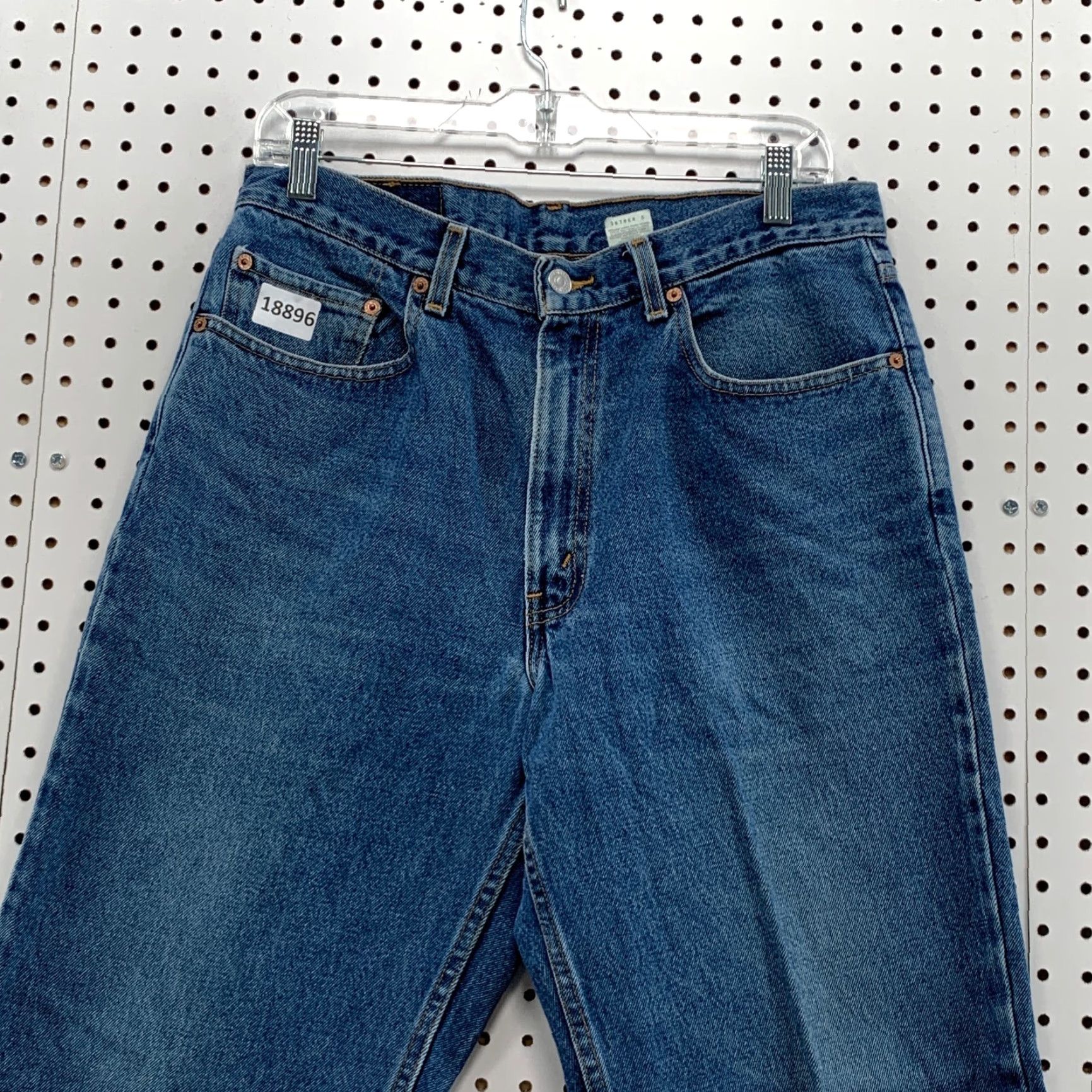 Levi's VINTAGE Levi's 550 Relaxed Fit Blue Denim Jeans 90s Mens 32x32 Size US 32 / EU 48 - 6 Thumbnail
