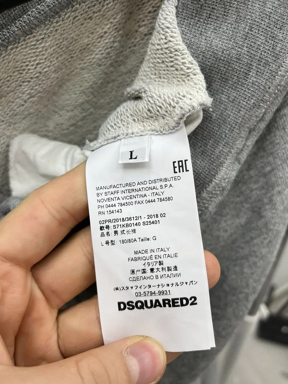 Dsquared2 Dsquared2 Back Logo Cotton Sweatpants Size US 34 / EU 50 - 4 Thumbnail