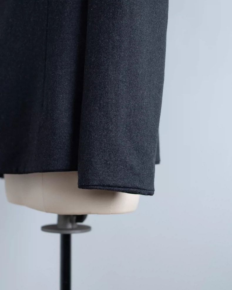 Comme des Garcons Comme des Garcons Dark gray doll collar with a button wool Size M / US 6-8 / IT 42-44 - 6 Thumbnail