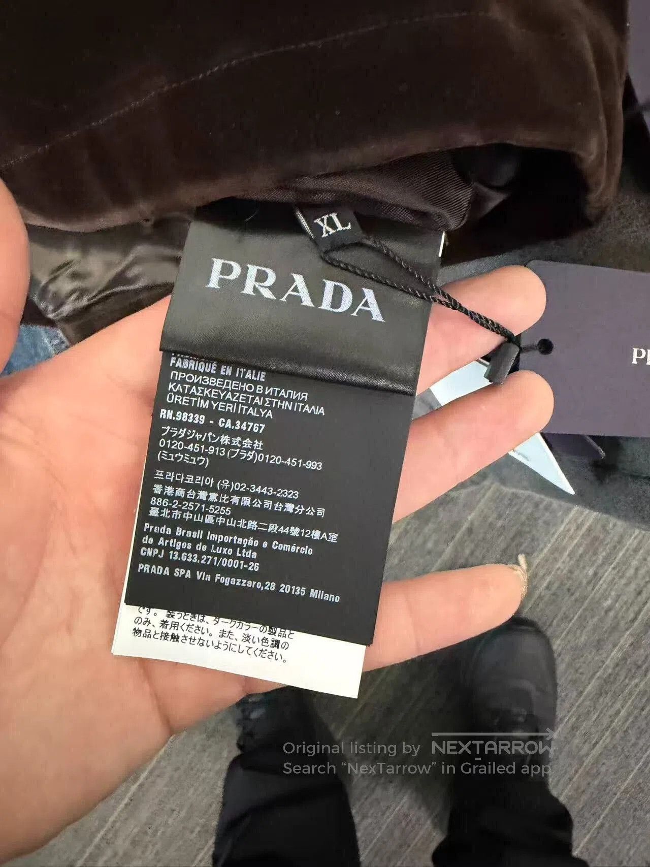 Prada Prada Men's Black Velvet Lapel Jacket. Size US XL / EU 56 / 4 - 4 Thumbnail