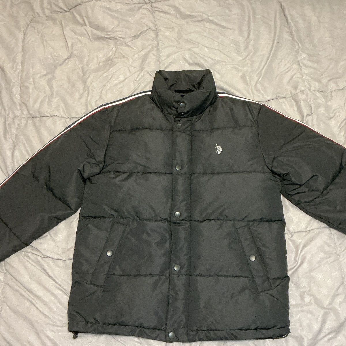 U.S. Polo Assn. U.S. Polo Assn Black Puffer Jacket – Size Small Size US S / EU 44-46 / 1 - 2 Thumbnail