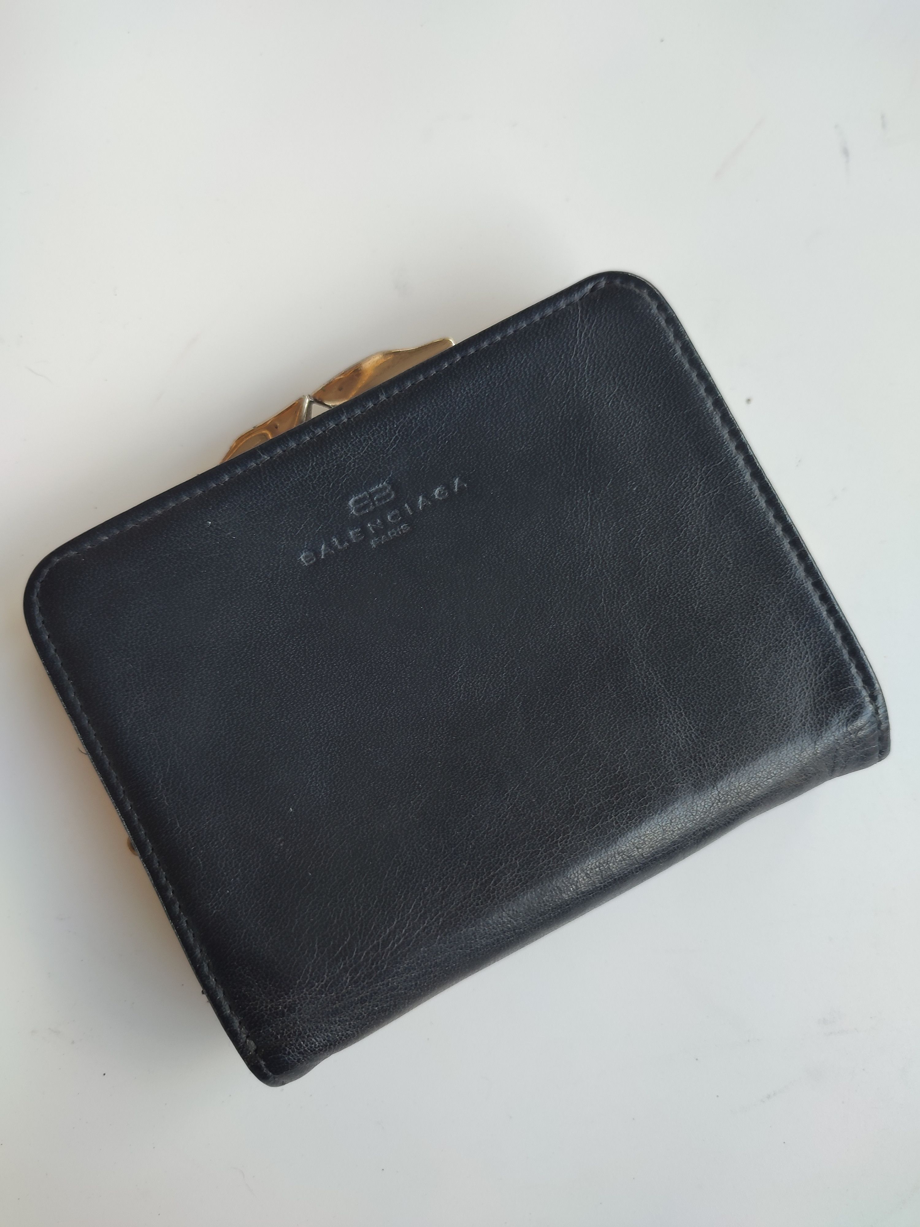 Balenciaga Balenciaga Black Leather Wallet Size ONE SIZE - 1 Thumbnail