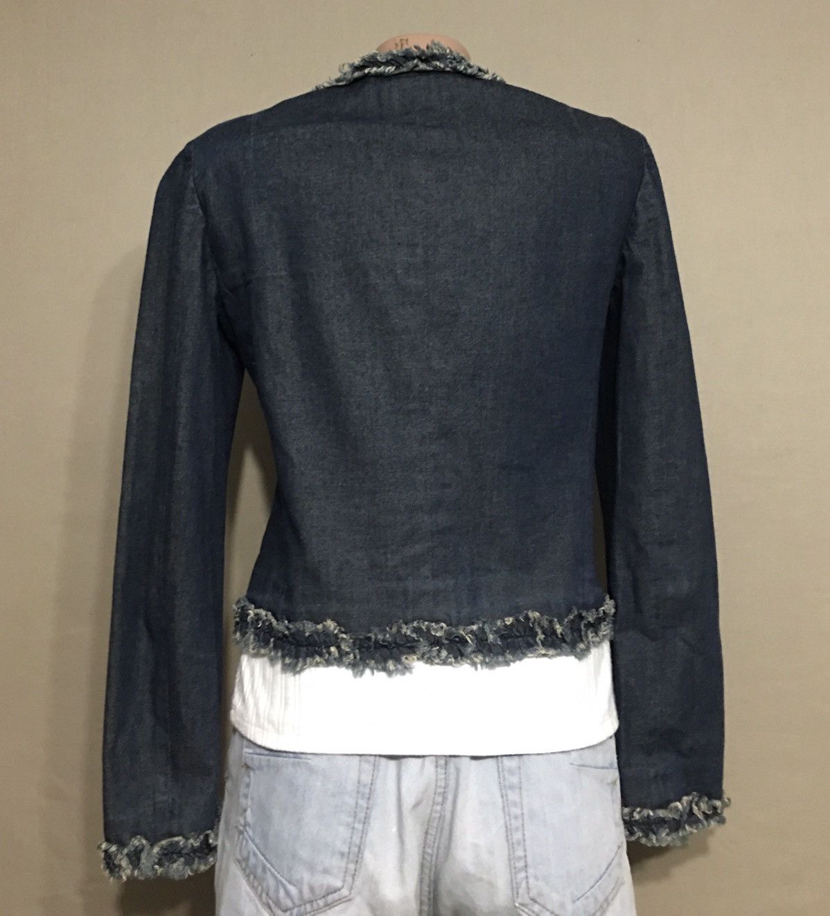 Moschino Moschino Y2K Denim Blue Cotton Womens Jacket Size S / US 4 / IT 40 - 5 Thumbnail