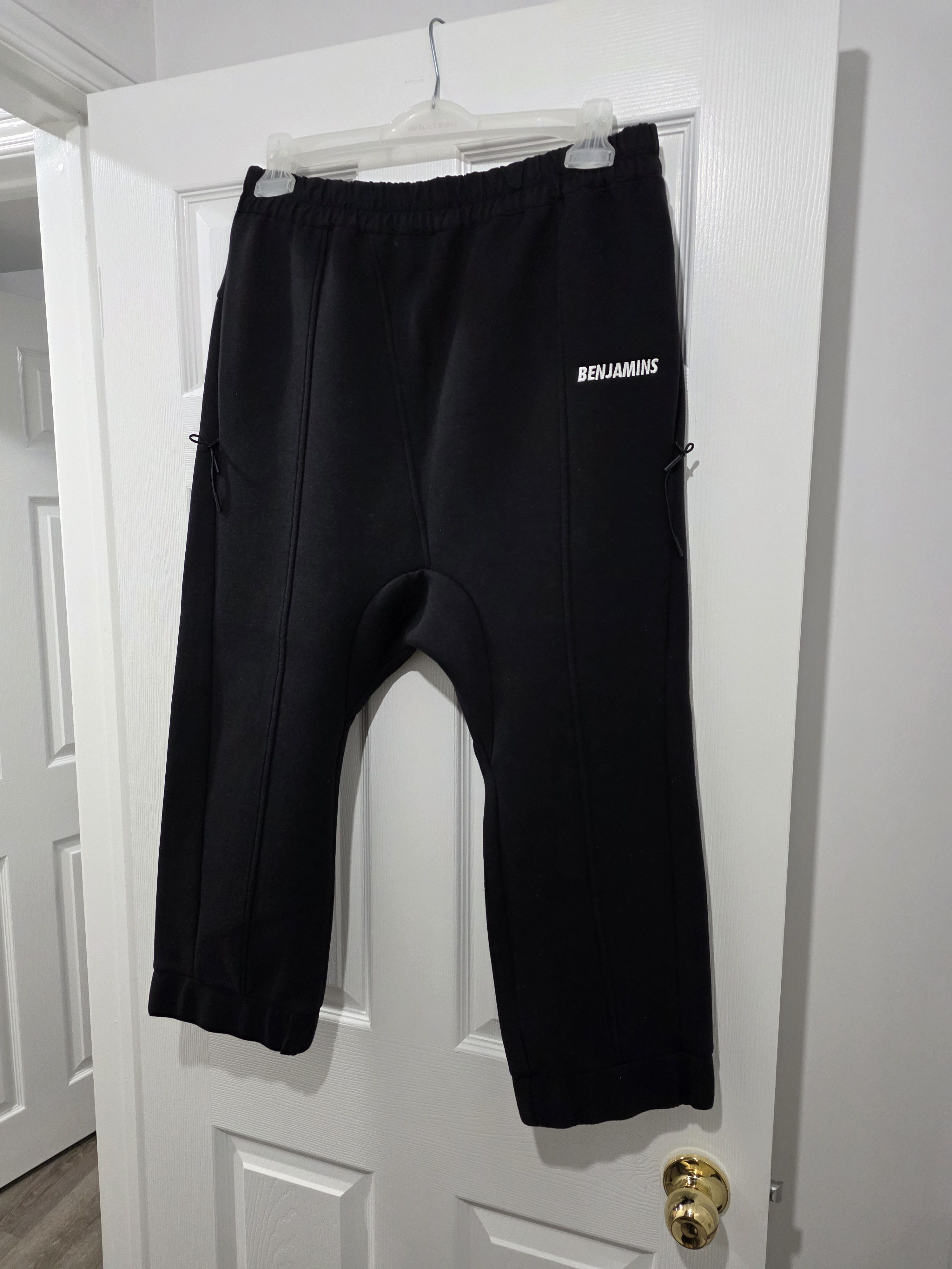 Les Benjamins Embroidered Logo Low Crotch Sweatpants Size US 34 / EU 50 - 2 Thumbnail