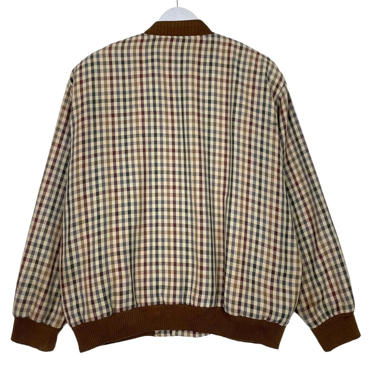 Issey Miyake × Japanese Brand × Vintage 💥80s LIBEUGA INSPIRED ISSEY MIYAKE CHECK BOMBER JACKET Size US L / EU 52-54 / 3 - 9 Thumbnail