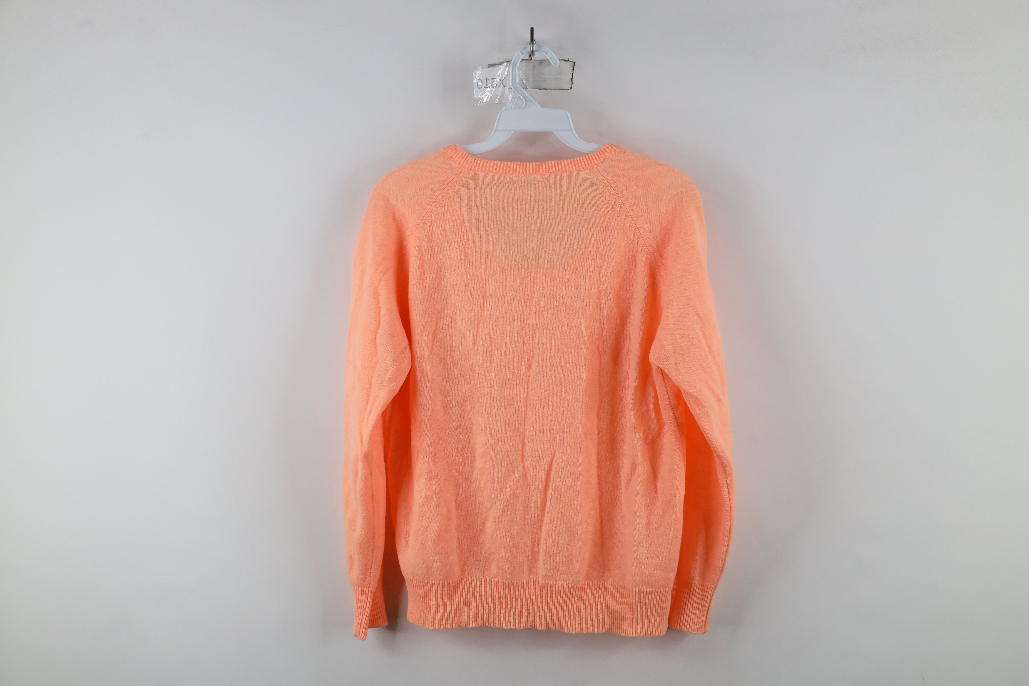 Vintage Vintage 70s Streetwear Lightweight Knit Sweater Neon Pink Size L / US 10 / IT 46 - 7 Thumbnail