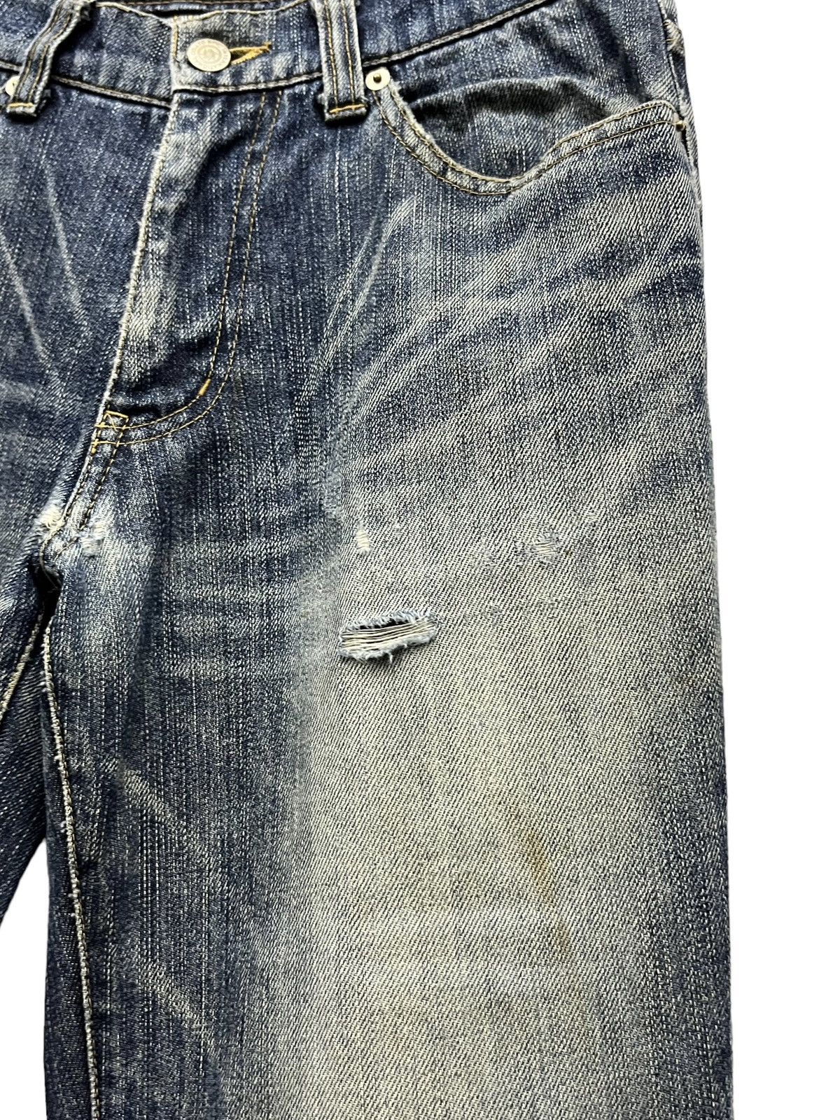 🔥SICK 90's TORNADO MART Natural Worn-Out Thrashed Flared 💥