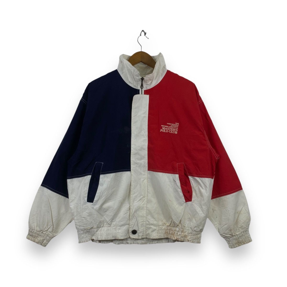 Vintage Vintage 90’ MASTER’S POLO CLUB Tennis Outdoor Windbreaker Size US XXL / EU 58 / 5 - 1 Thumbnail