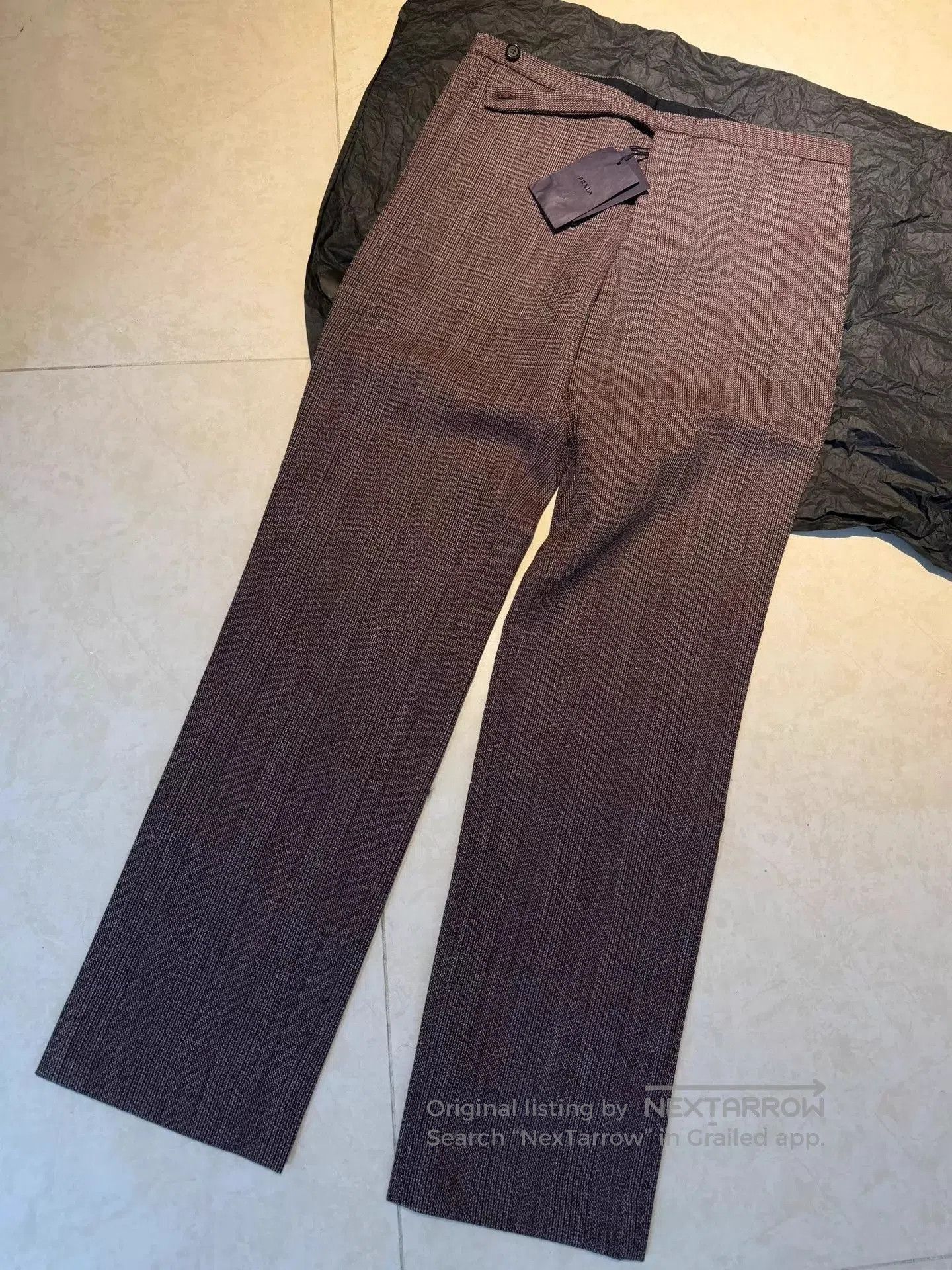 Prada Gray Casual Pants Size 32. Size US 32 / EU 48 - 1 Thumbnail