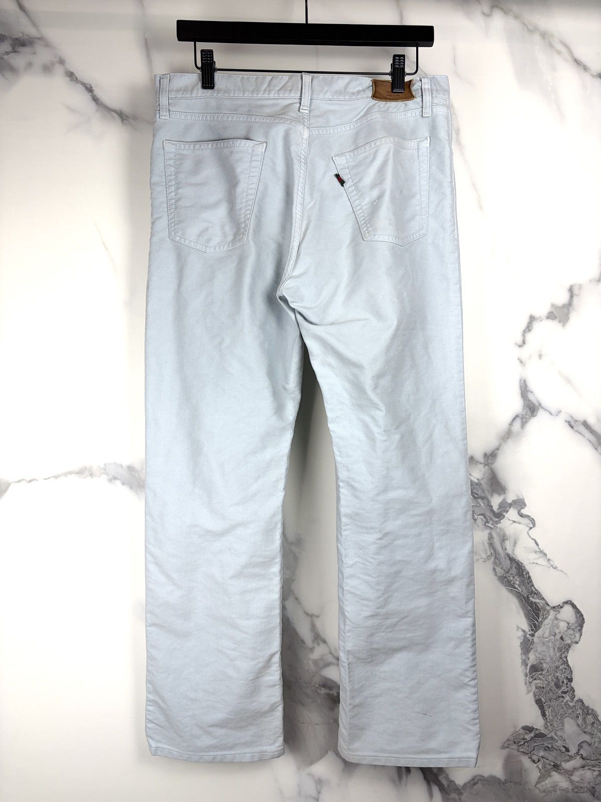 Gucci Gucci Tom Ford Vintage Moleskin Cotton Jeans Powder Blue Size US 30 / EU 46 - 3 Thumbnail