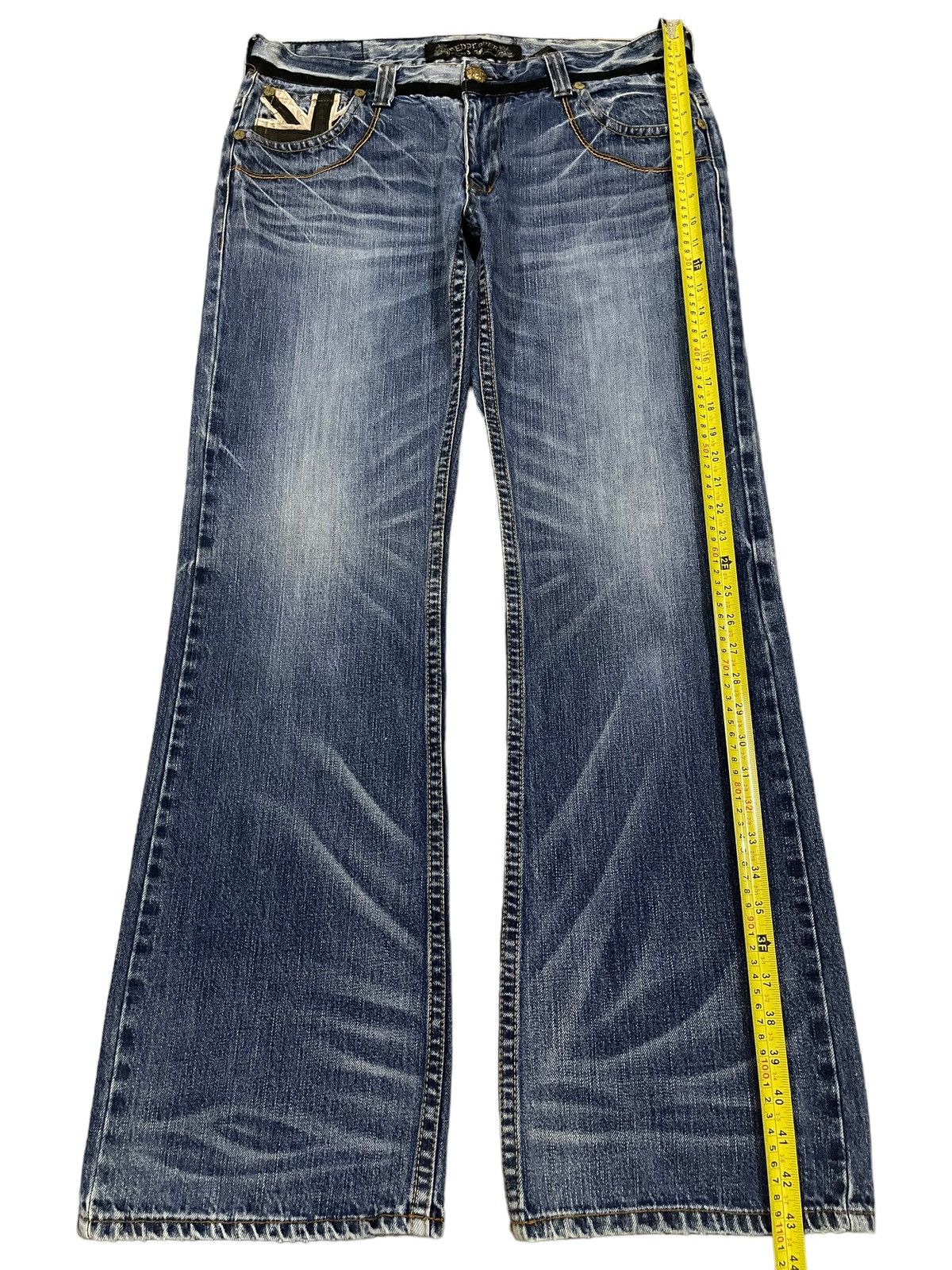 semanticdesign Vintage Japanese Brand Embroidered Style Bootcut Jeans Size US 34 / EU 50 - 12 Thumbnail