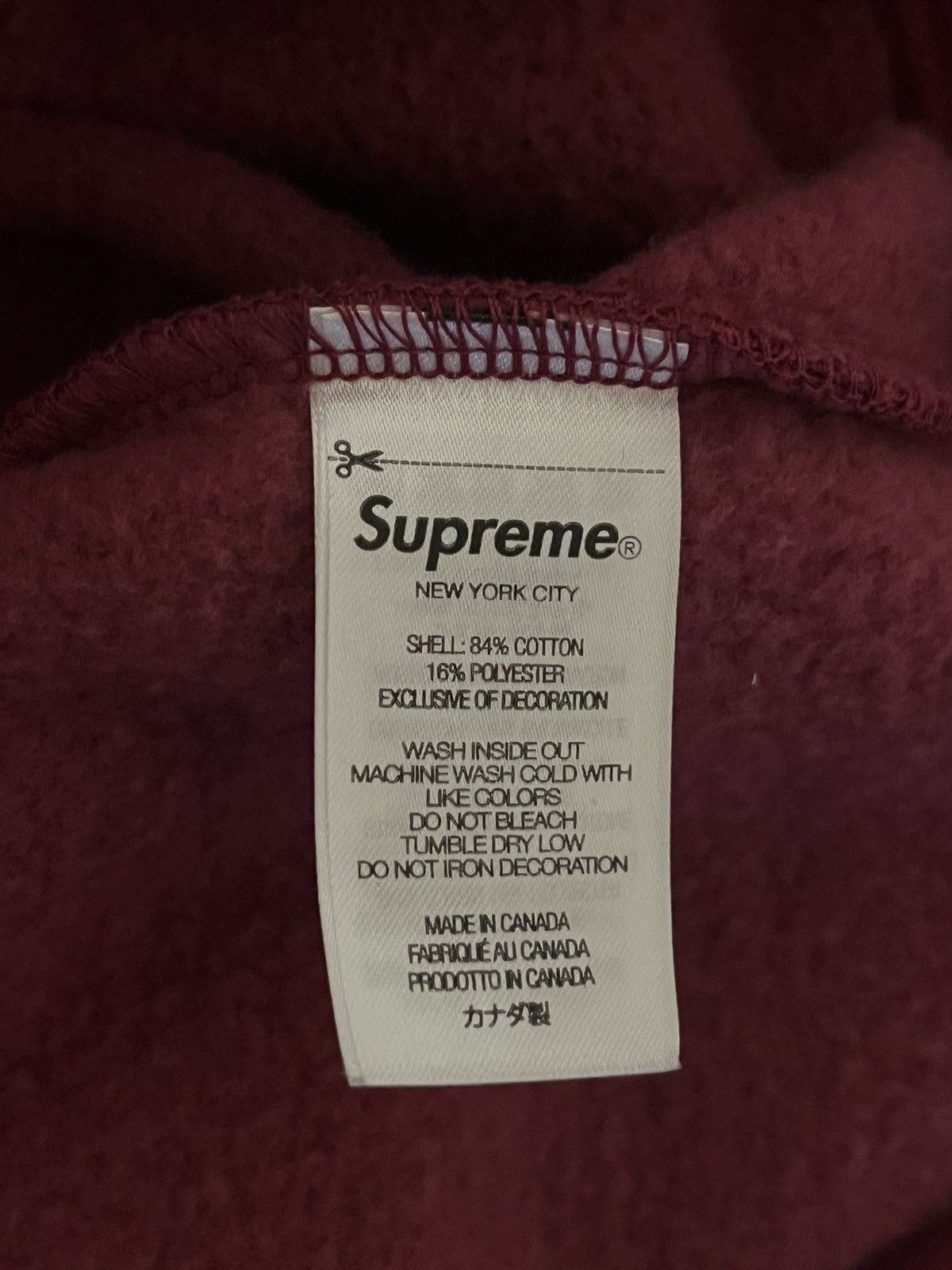 Supreme Supreme - S Logo Zip Up Hooded Sweatshirt 'Raspberry' Size US M / EU 48-50 / 2 - 6 Thumbnail
