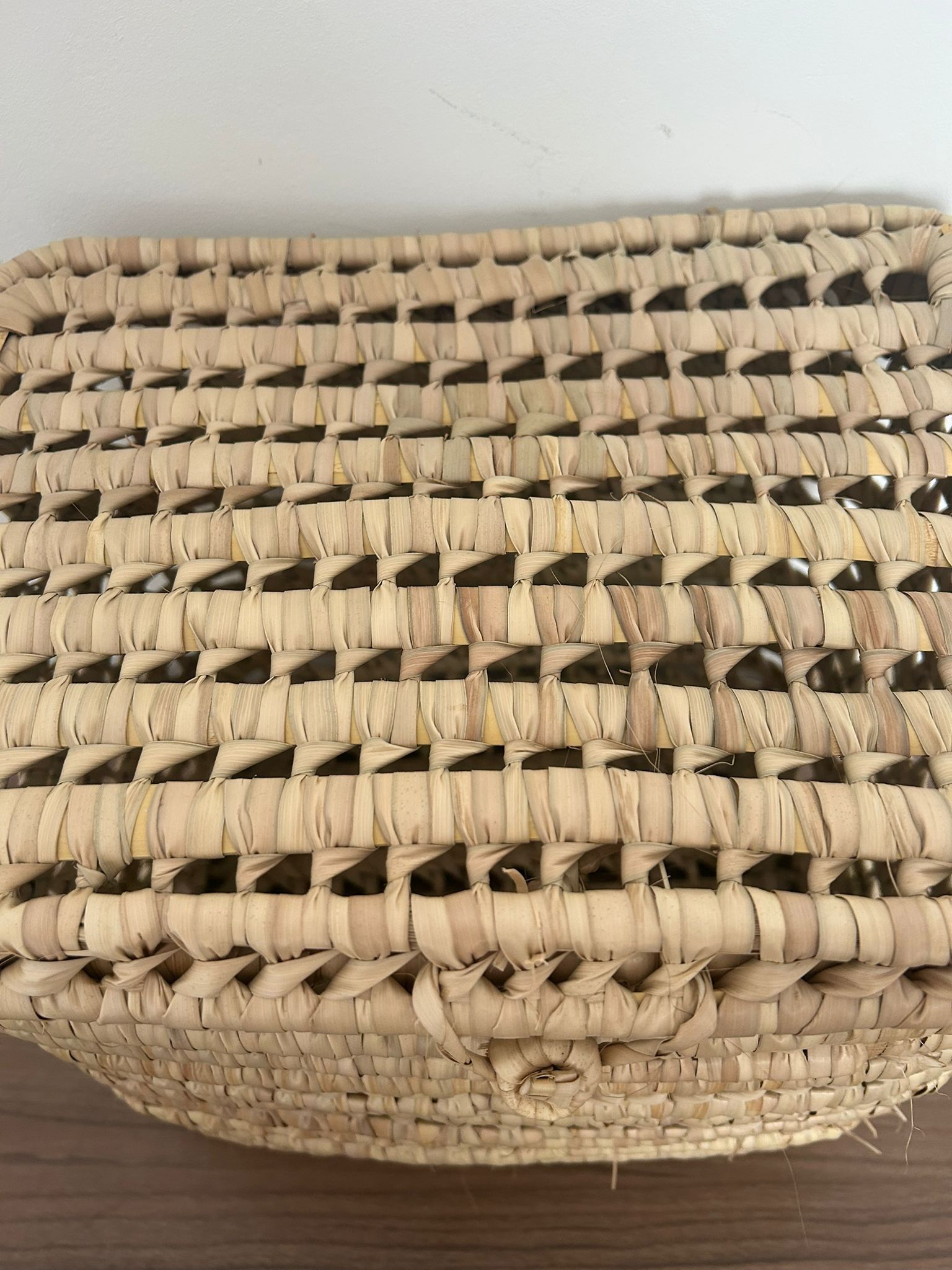 Vintage Moroccan Straw Market & Picnic Basket Size ONE SIZE - 6 Thumbnail