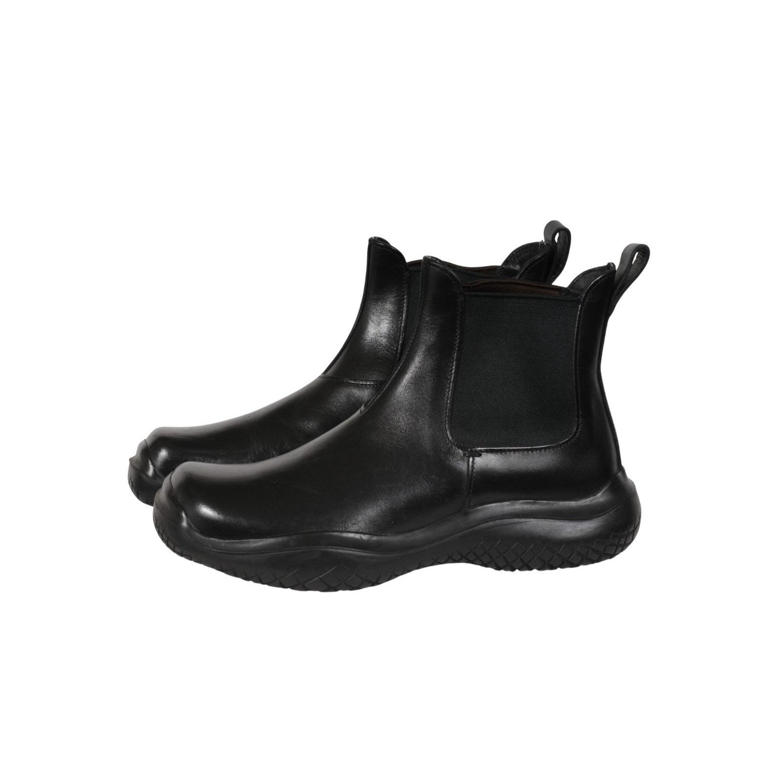 Prada AW99 Vintage Chelsea Boot Black Leather - 02616 Size US 7 / EU 40 - 4 Thumbnail