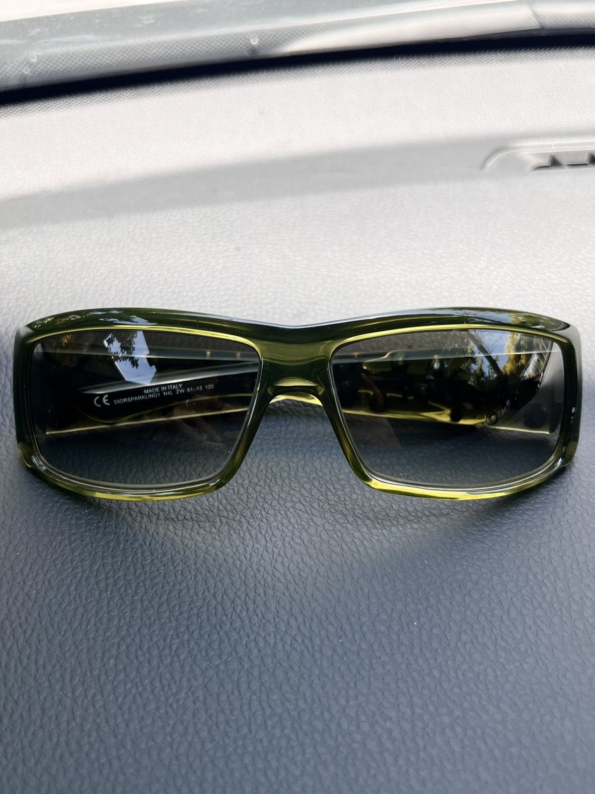 Dior 2002 DIOR John Galliano Sparkling Sunglasses Size 32 - 2 Thumbnail
