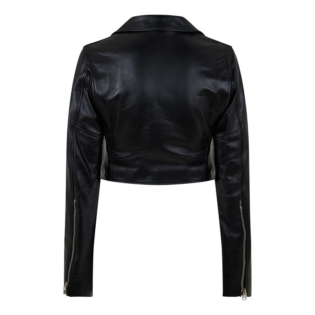 Bottega Veneta Bottega Veneta Biker Regular Fit Jacket in Black Size S / US 4 / IT 40 - 3 Thumbnail