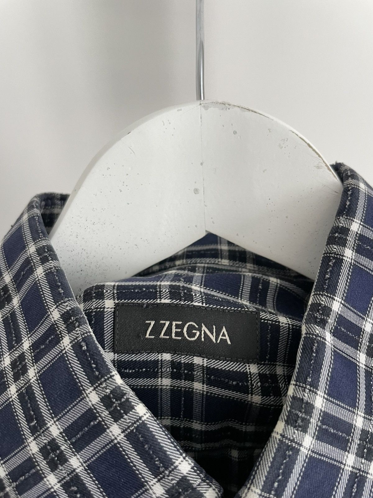 Z Zegna Z Zegna Flanel Shirt Button Up Long Sleeve Luxury RARE Size US M / EU 48-50 / 2 - 5 Thumbnail