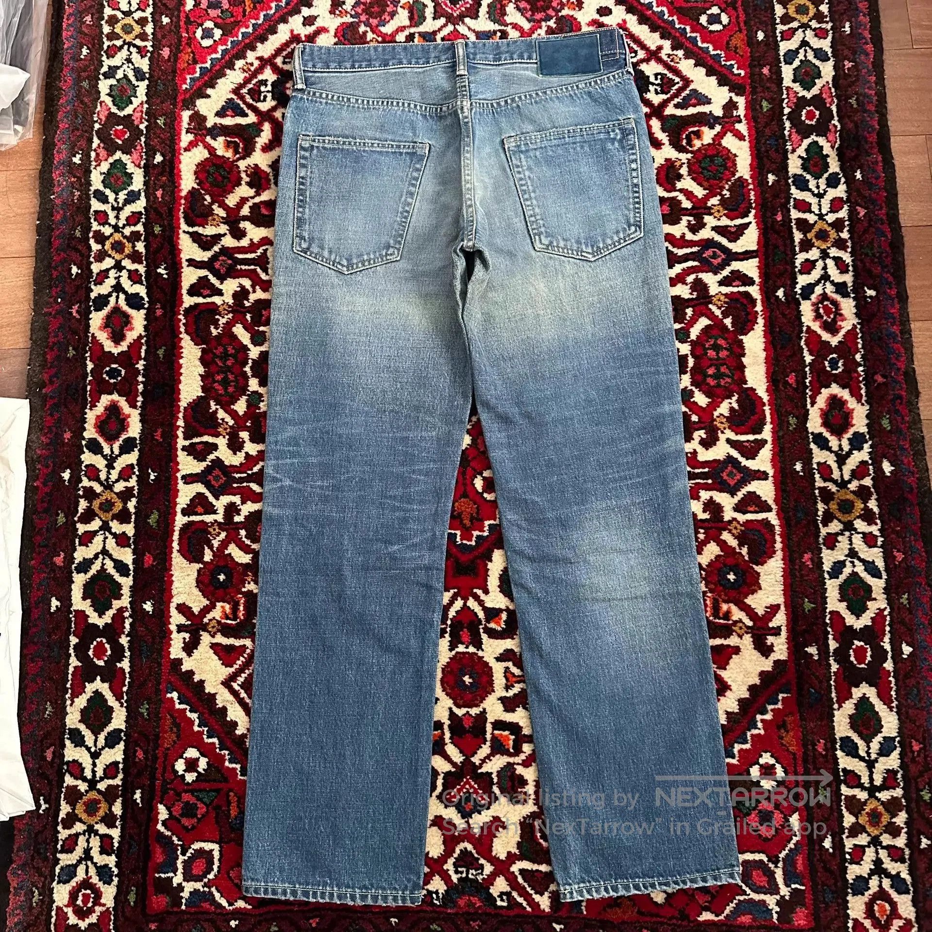 Visvim Blue Distressed Denim Jeans. Size US 34 / EU 50 - 2 Thumbnail