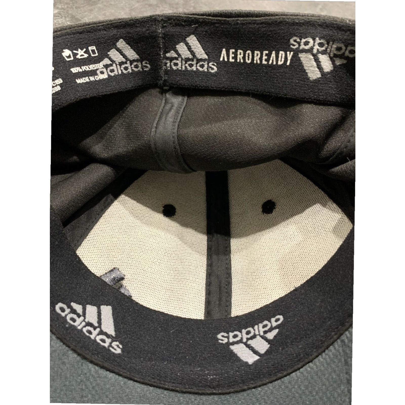 Adidas adidas Aeroready Men's Baseball Cap Hat - Black One Size Size ONE SIZE - 3 Thumbnail
