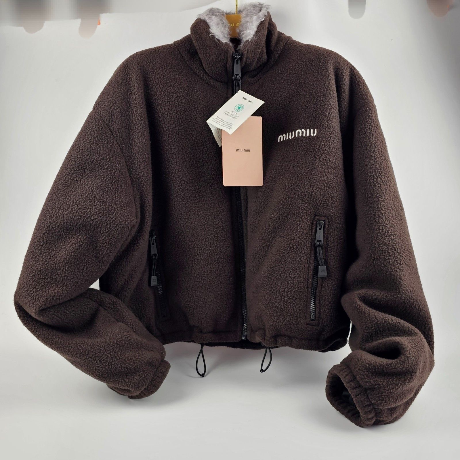 Miu Miu MIU MIU Dark Brown Jacket New & Authentic Size ONE SIZE - 2 Thumbnail