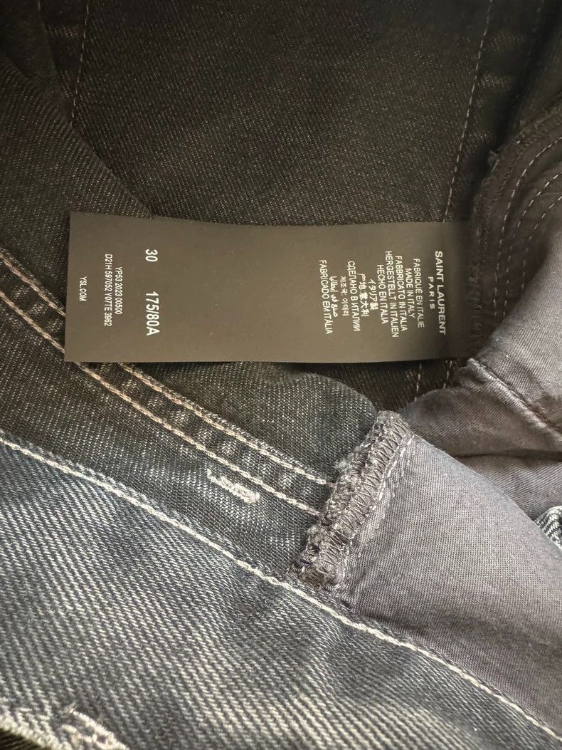 Saint Laurent Paris Saint Laurent Paris Classic black jeans-2506 Size US 30 / EU 46 - 9 Thumbnail