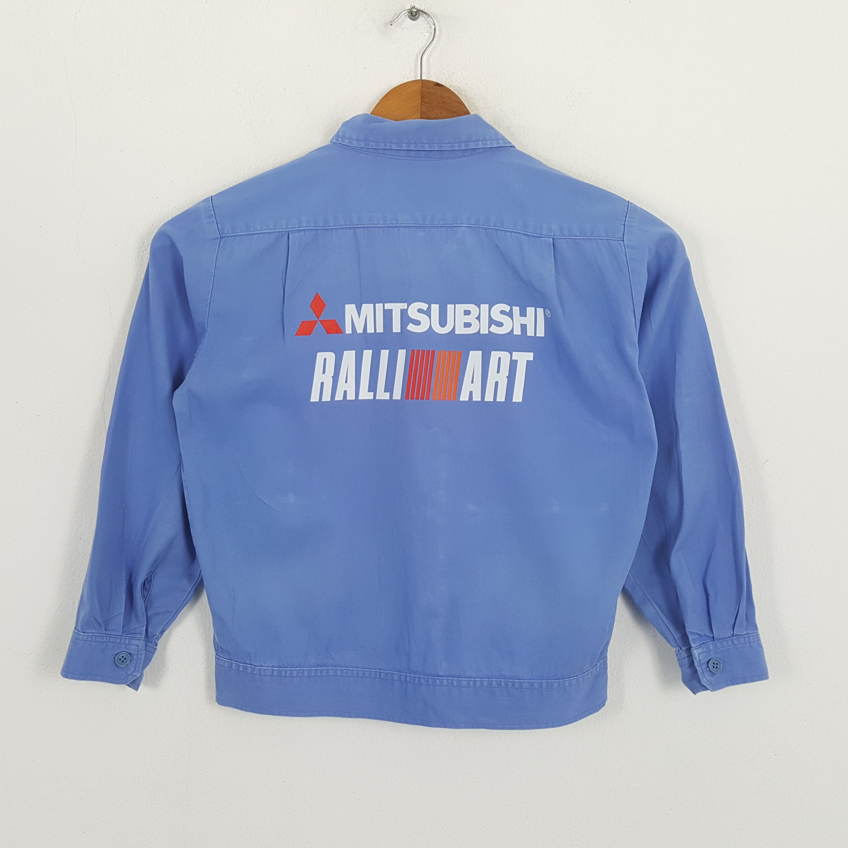 Japanese Brand × Vintage Vintage MITSUBISHI RALLI ART Japanese Racing Custom Jacket Size US S / EU 44-46 / 1 - 1 Thumbnail