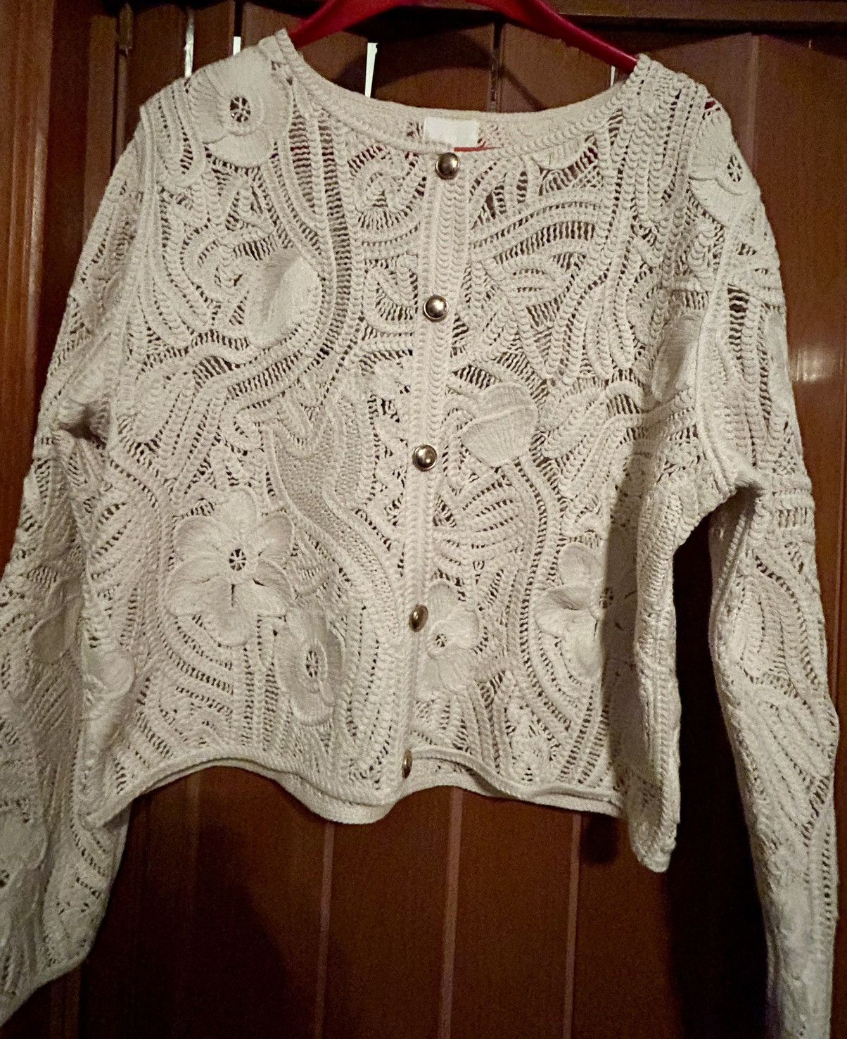H&M H&M crochet look cardigan Size L / US 10 / IT 46 - 10 Thumbnail