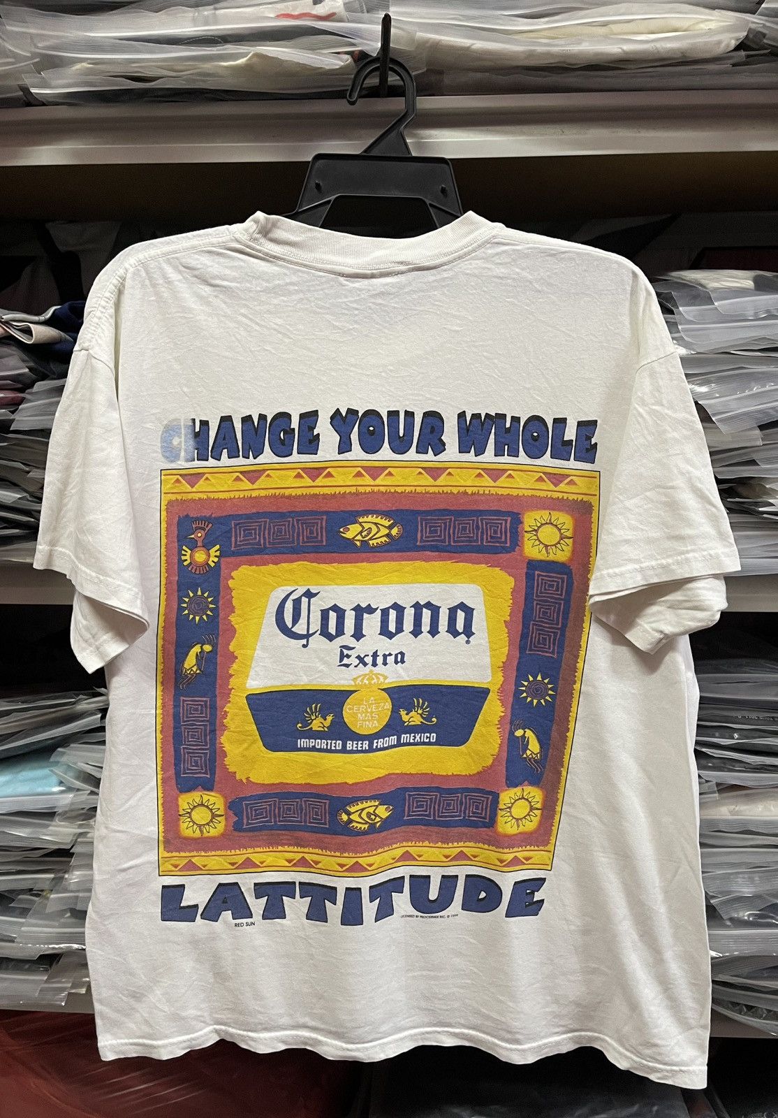 Vintage Vintage Corona Extra Beer Promo Tees🔥🔥🔥 Size US L / EU 52-54 / 3 - 5 Thumbnail