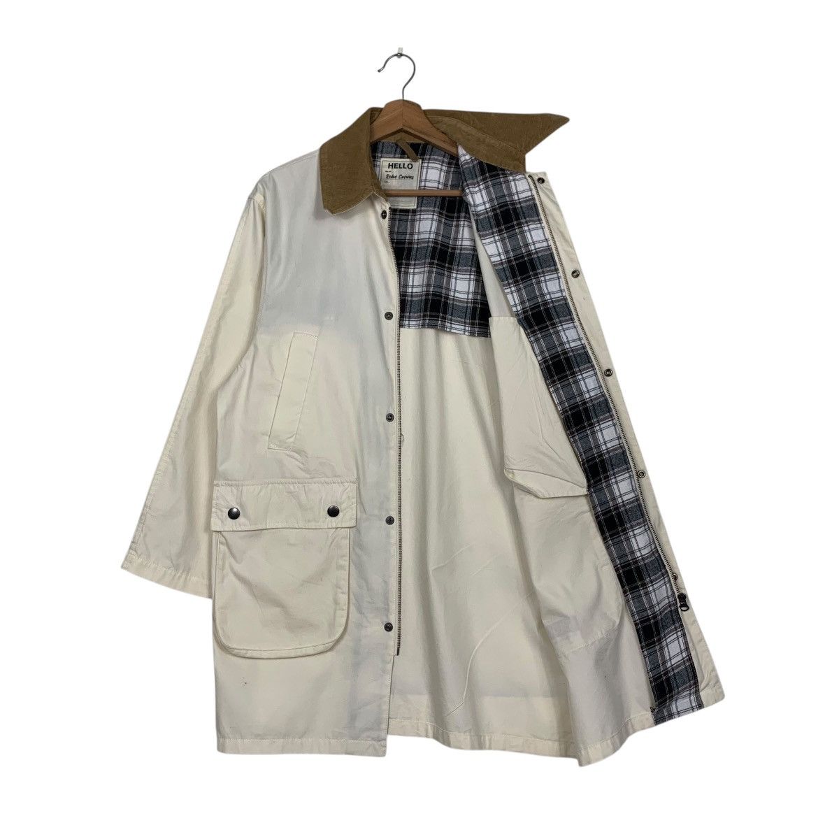 Japanese Brand RODEO CROWNS Lightweight Barn Coat Jacket #2758-C124 Size US L / EU 52-54 / 3 - 8 Thumbnail