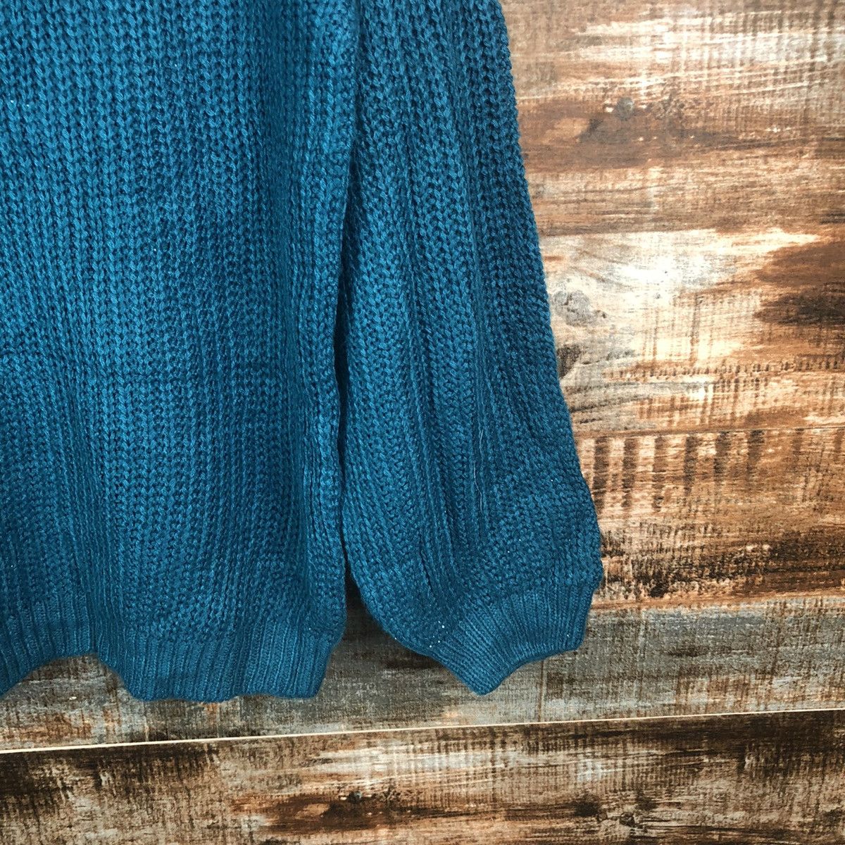 Vintage Re Edit Blue vintage Knitwear #A1902 Size US L / EU 52-54 / 3 - 8 Thumbnail