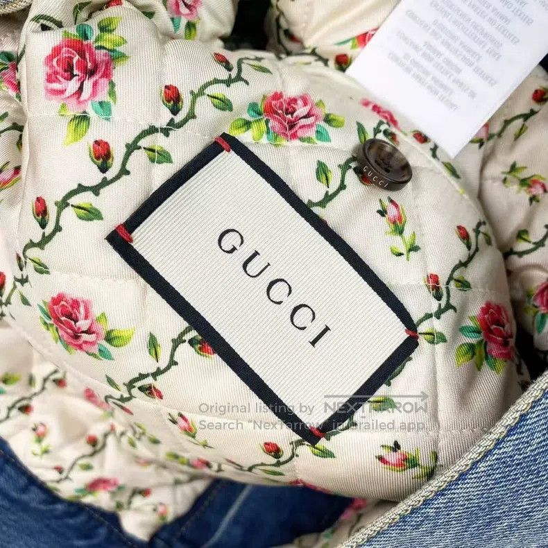 Gucci Gucci Mlb co-branded embroidered logo denim jacket Size S / US 4 / IT 40 - 4 Thumbnail