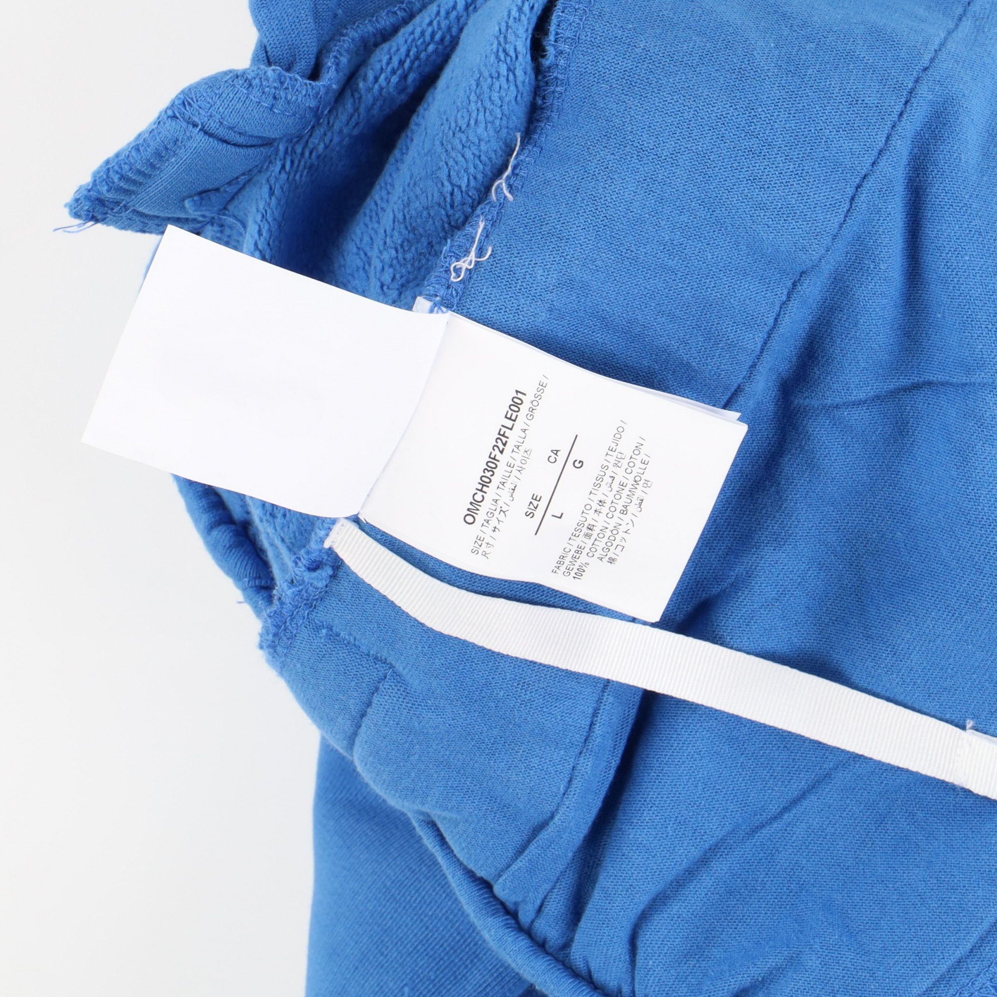 Off-White Blue Logo Rubber Diagonals Sweatpants Size US 34 / EU 50 - 8 Thumbnail