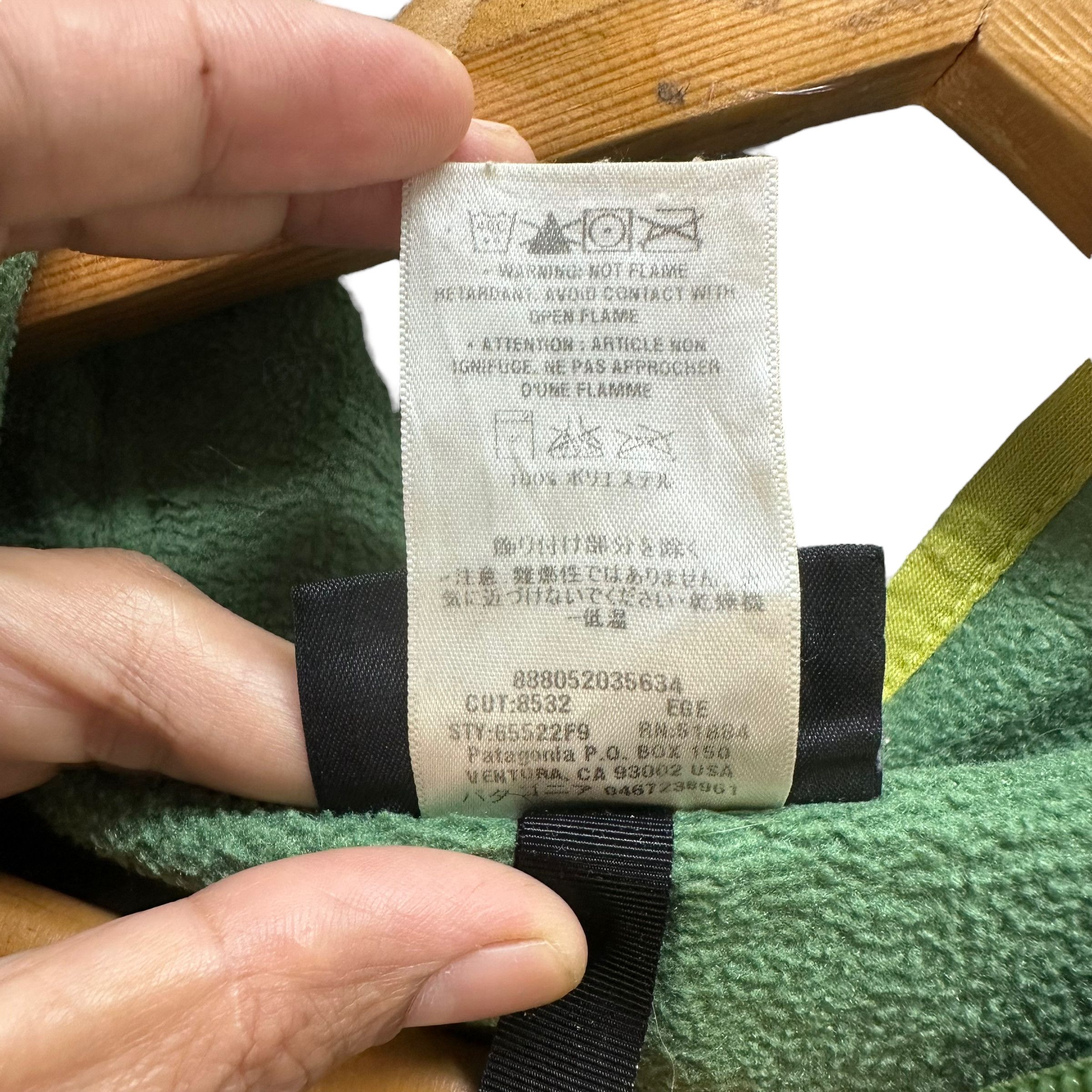 Patagonia PATAGONIA SYNCHILLA HALF ZIP GREEN FLEECE PULLOVER #8427-008 Size US XL / EU 56 / 4 - 8 Thumbnail