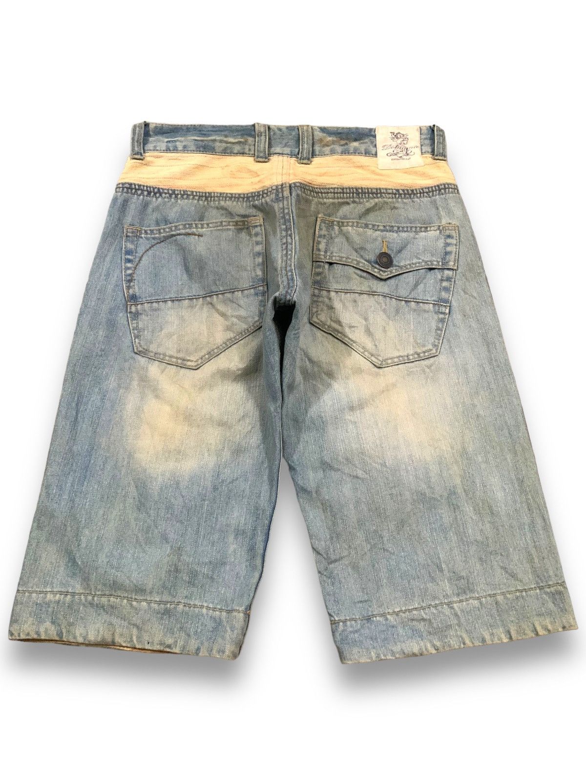 14th Addiction Vintage Japanese Brand Dominate Mud Wash Grunge Jorts Denim Size US 30 / EU 46 - 3 Thumbnail