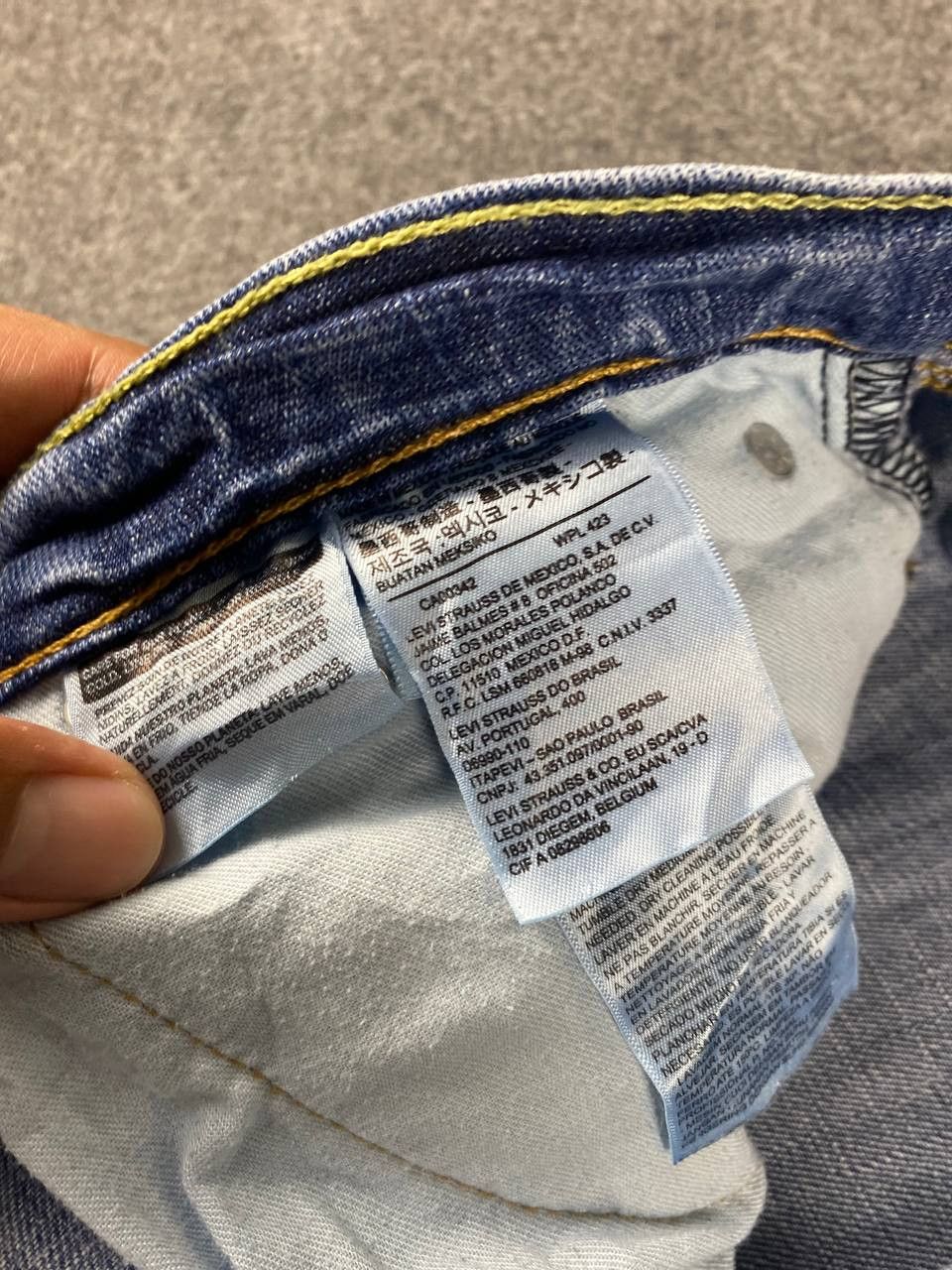 Levi's levis 505 soft distressed denim nice design Size US 34 / EU 50 - 12 Thumbnail