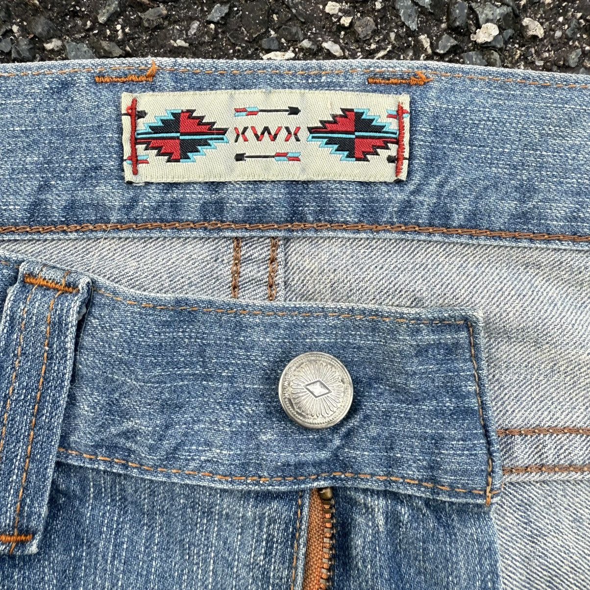 Edwin VINTAGE EDWIN FLARE FADED RIPPEP JEAN DENIM PANTS Size US 35 - 9 Thumbnail