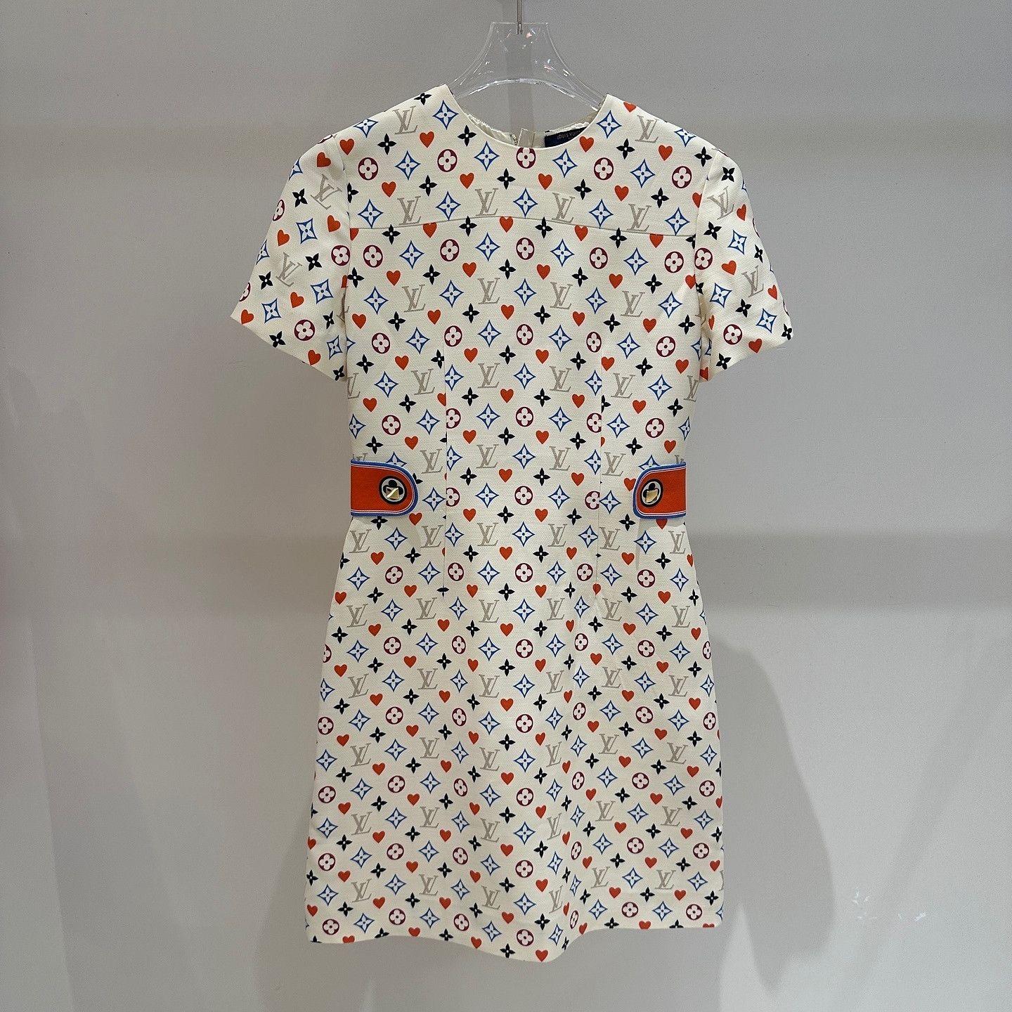 Louis Vuitton Louis Vuitton Monogram Heart Print Mini Dress Size 36 Size XS / US 0-2 / IT 36-38 - 1 Thumbnail