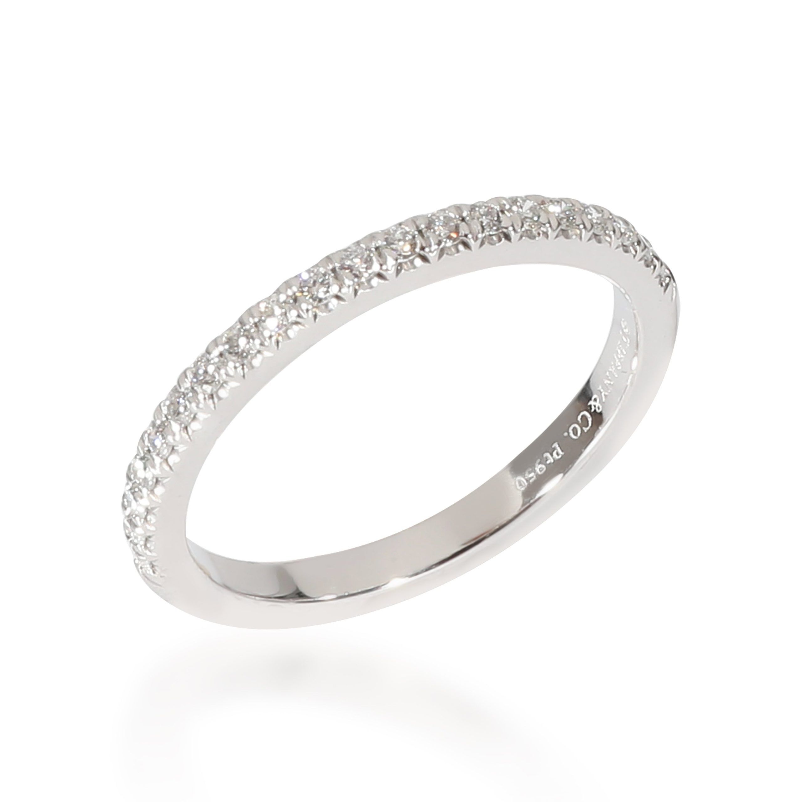 Tiffany Soleste Half Eternity Wedding Band in Platinum