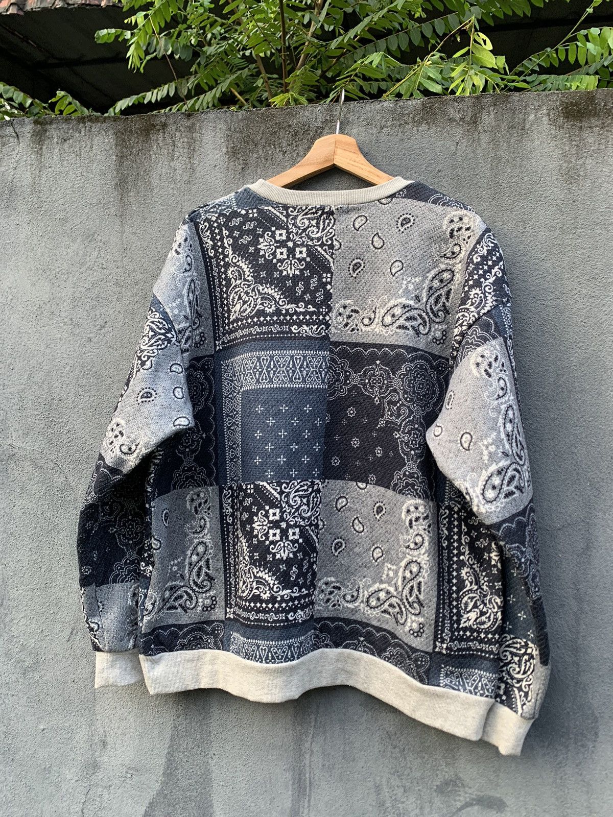 Japanese Brand 👹MELAN CLEUGE BANDANA SWEATER Size US L / EU 52-54 / 3 - 8 Thumbnail