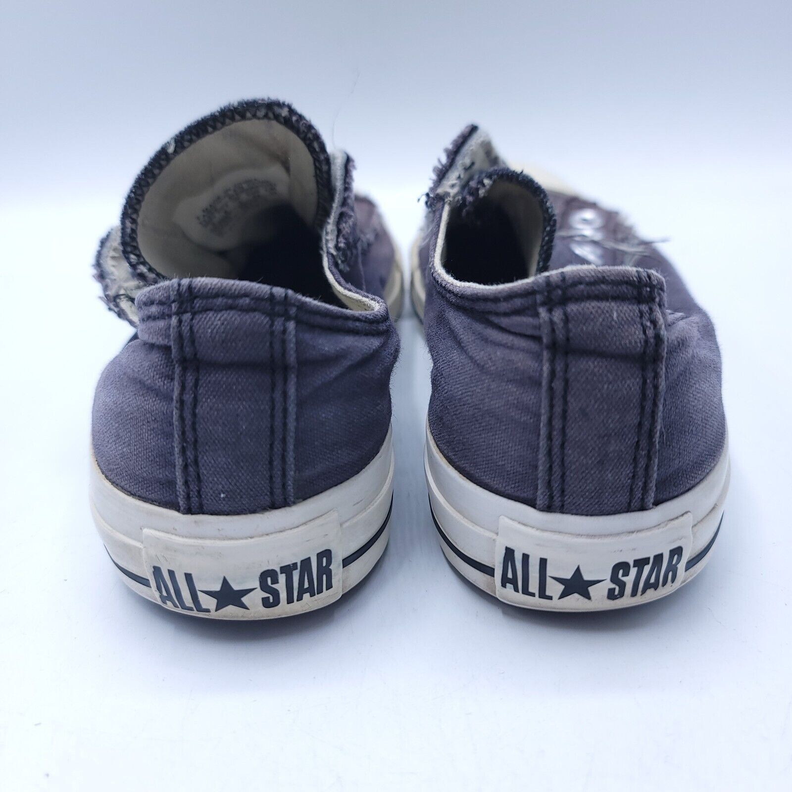 Converse Converse All Star Sneaker Shoe Women Size 5 1T366 Gray White Size US 5 / IT 35 - 3 Thumbnail