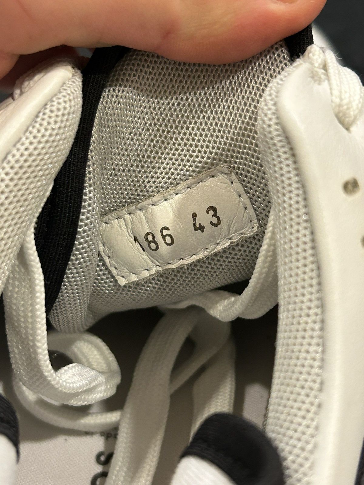 Acne Studios Acne Studios Rockaway Sneakers - White/Navy Size US 10 / EU 43 - 8 Thumbnail