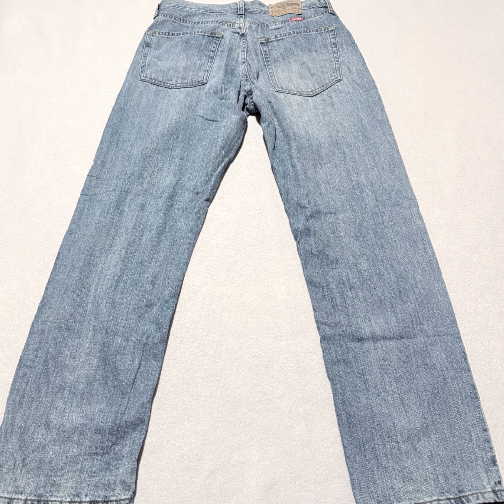 Wrangler Wrangler Jeans Men Blue Denim Classic Relaxed Fit Straight Zip Fly - 32x30 Size US 32 / EU 48 - 2 Thumbnail