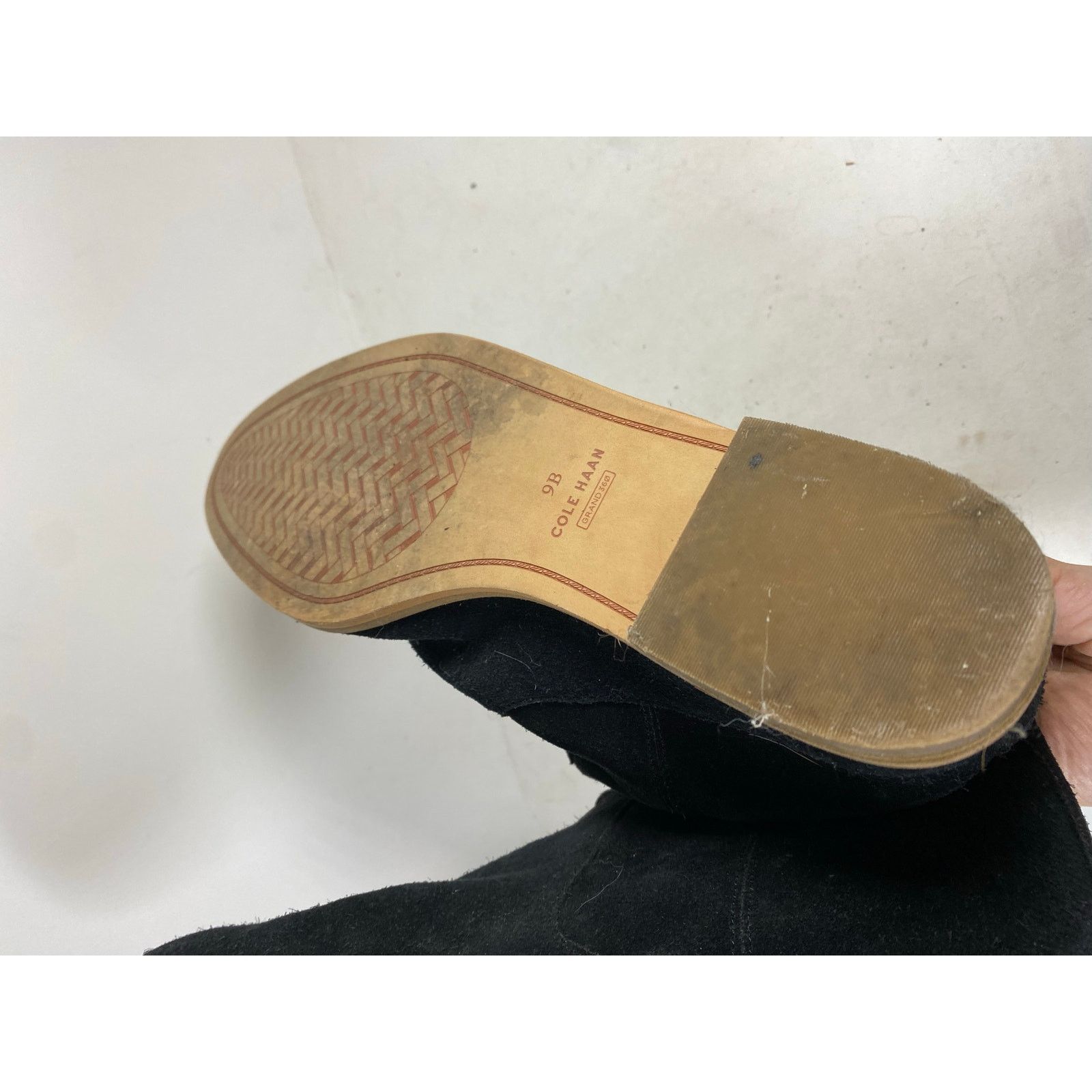 Cole Haan Cole Haan Rayna Hidden Wedge Booties Black Suede Women's 9B Size US 9 / IT 39 - 5 Thumbnail